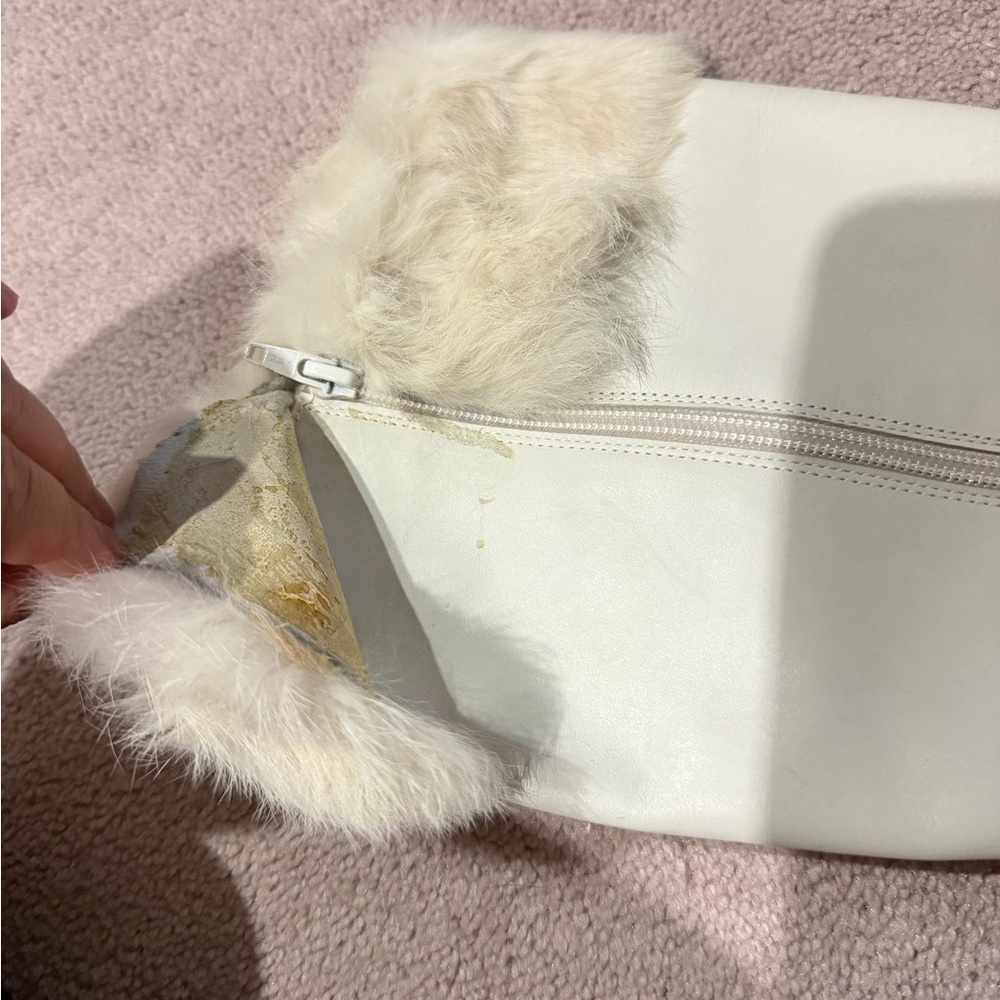 Vintage Winter White leather & fur - Picture 14 of 14